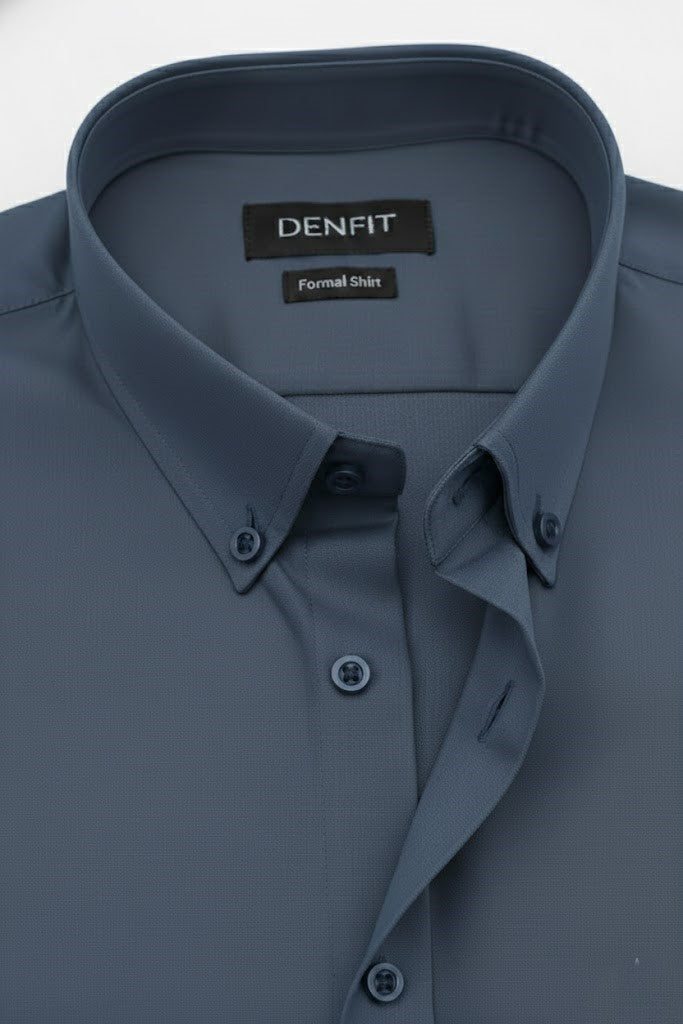 Steel Blue Casual Shirt