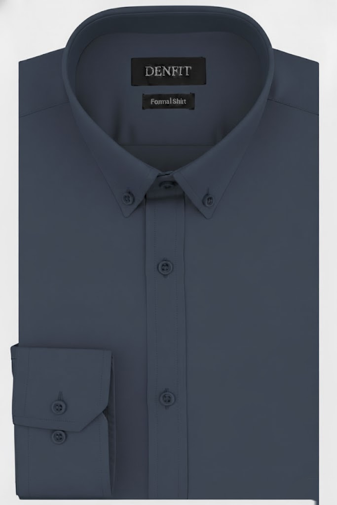 Steel Blue Casual Shirt
